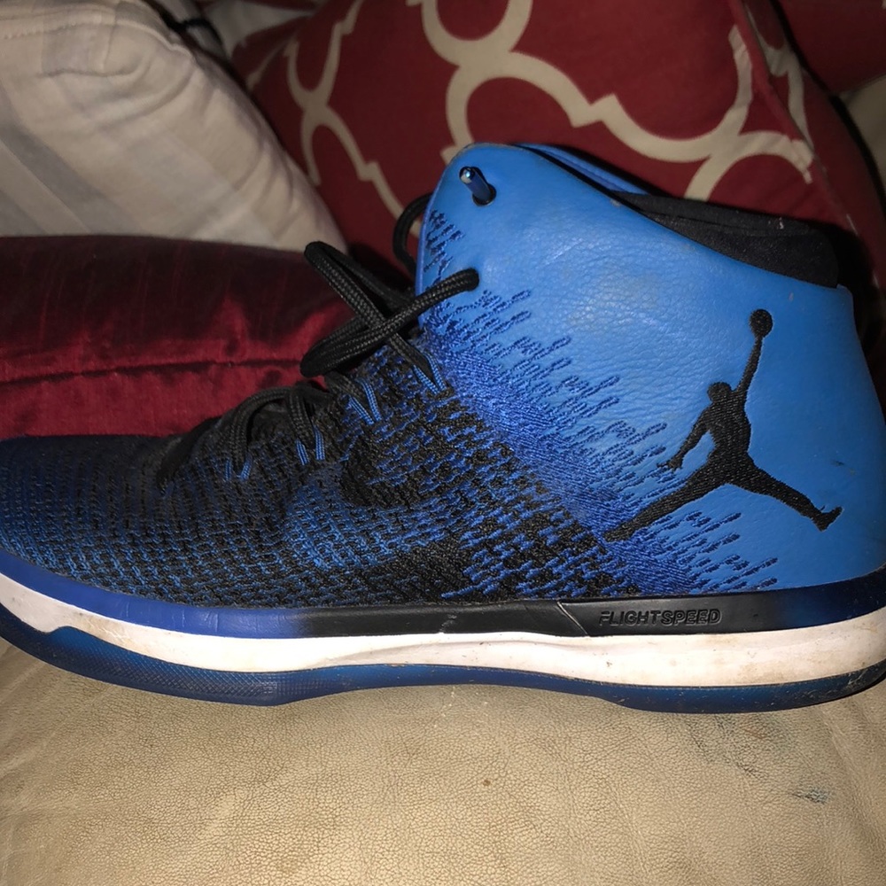 Jordan blue and white colorway- great condition